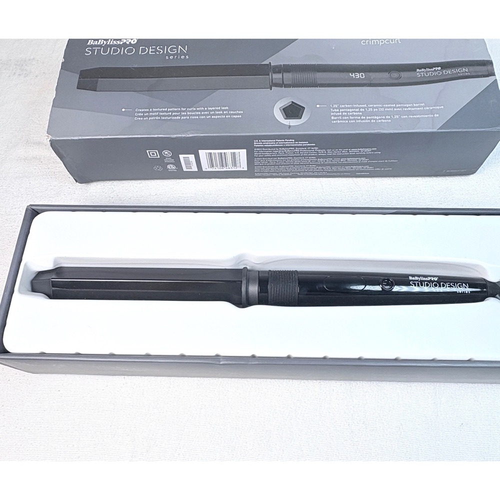BaBylissPRO Studio Design Series Crimpcurl 1.25 Inch Pentagon Barrel BSSD5075T